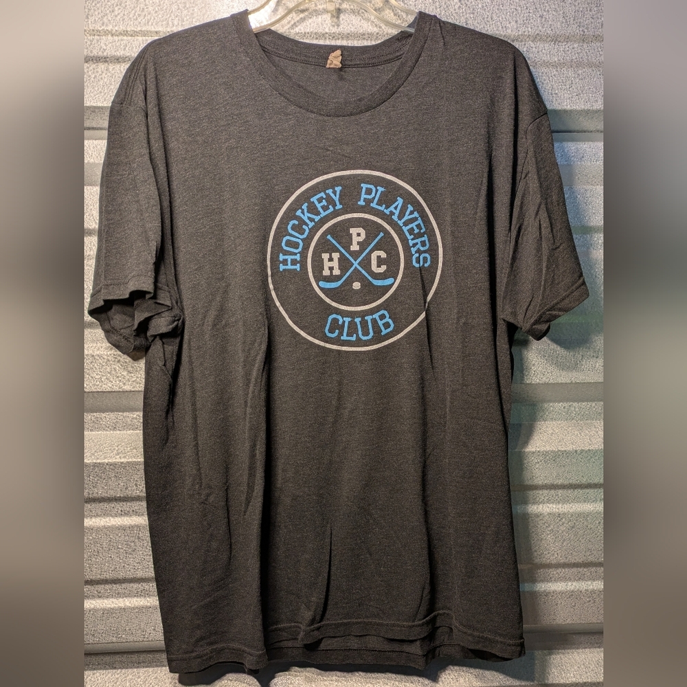 HOCKEY Players Club Gray T-Shirt Size Xl